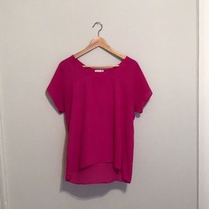 Sorpano magenta blouse